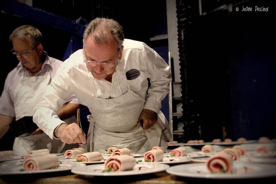 Le chef en place