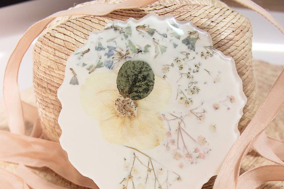 Dessous verre géode résine