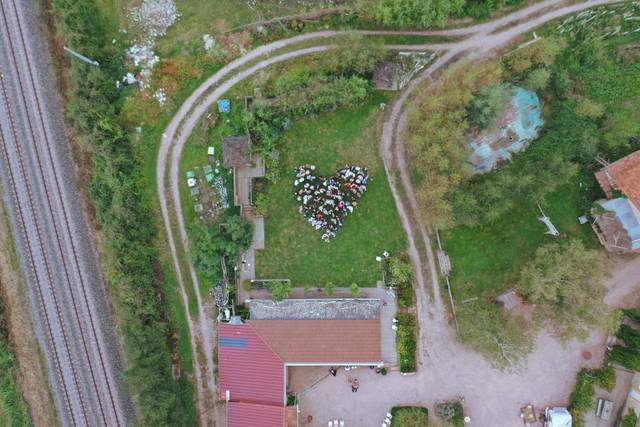 Photo aérienne d’un site