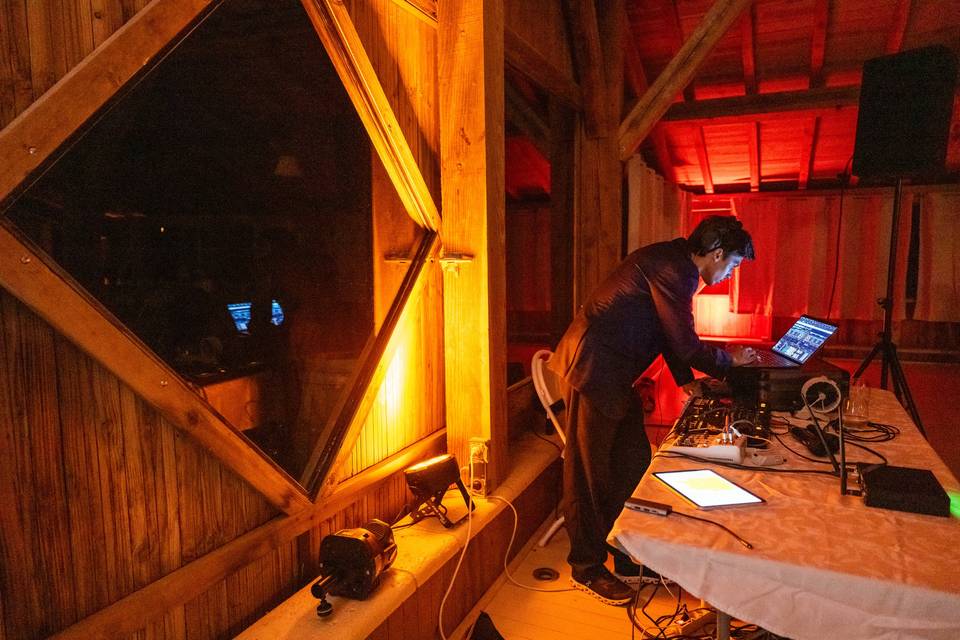 Silhouette du DJ