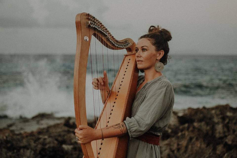 Violaine la harpiste