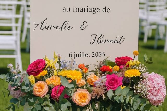 Panneau de bienvenue
