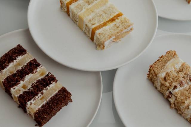 Menu layers cakes