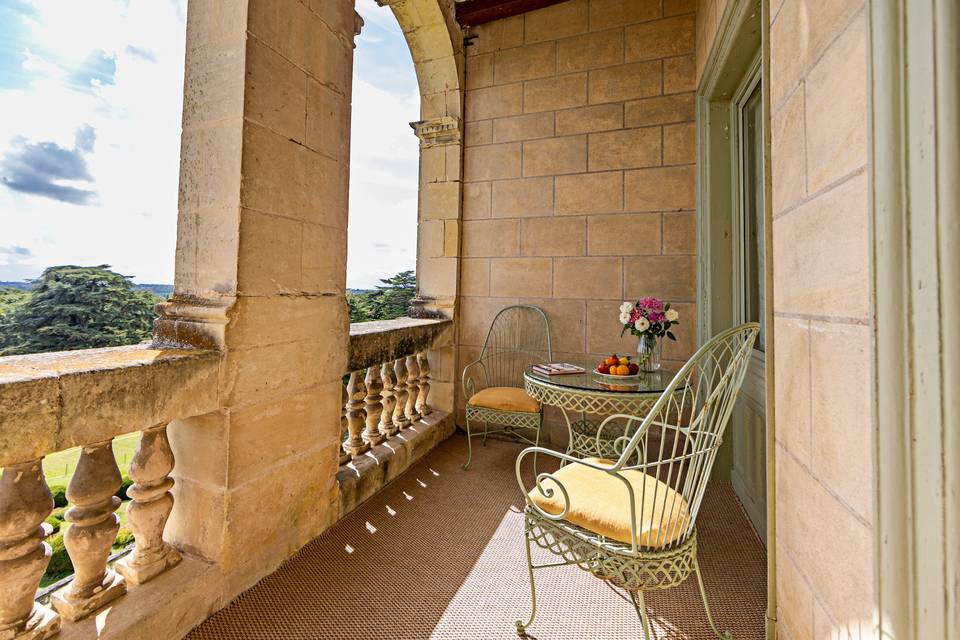 BALCON POUR CERTAINES CHAMBRES