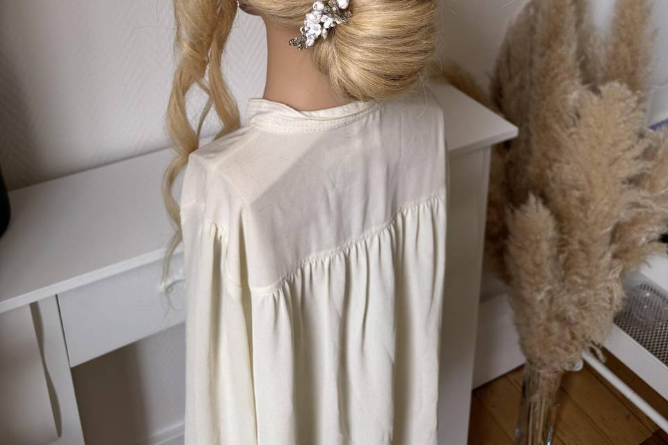 Chignon coquillage
