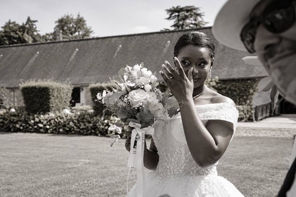 Mariée lors de la cérémonie