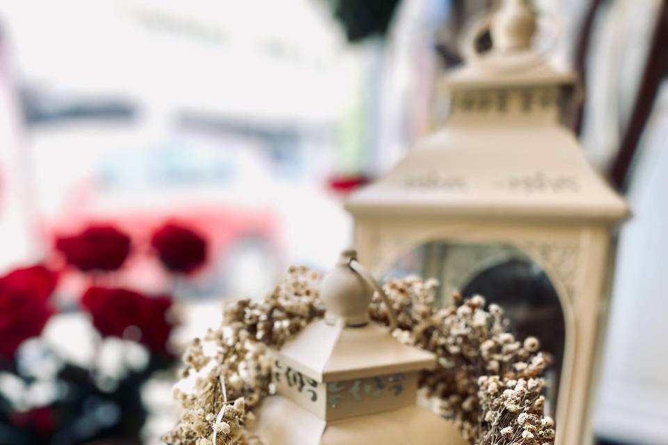 Couronne de gypsophile