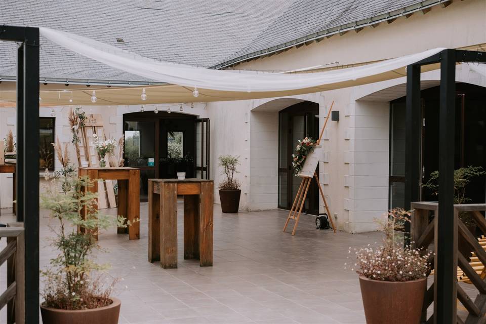Terrasse du complexe