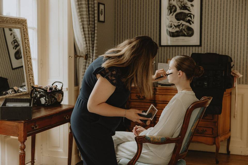 Préparation de la mariée