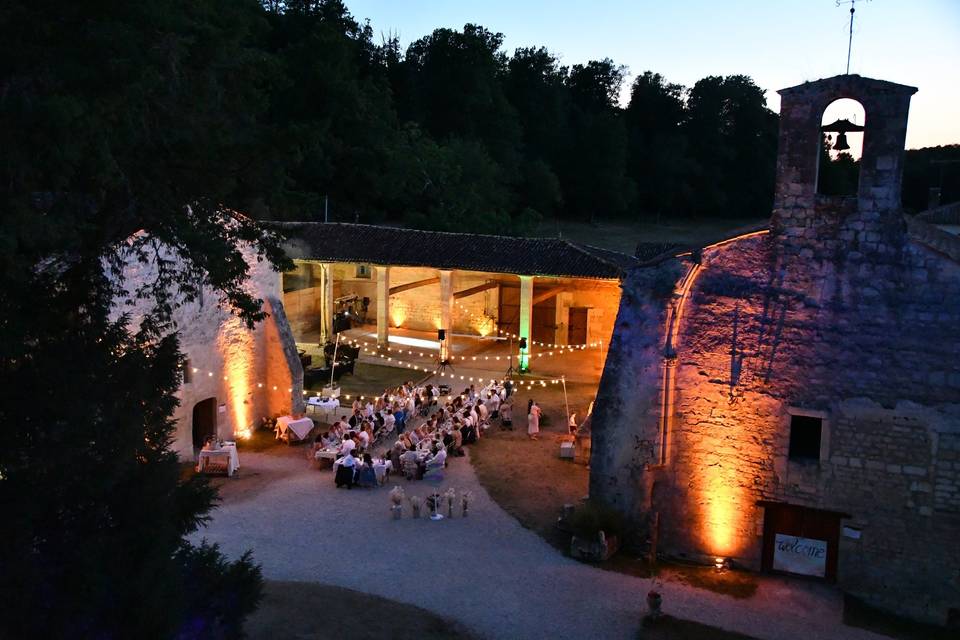 Dîner en extérieur