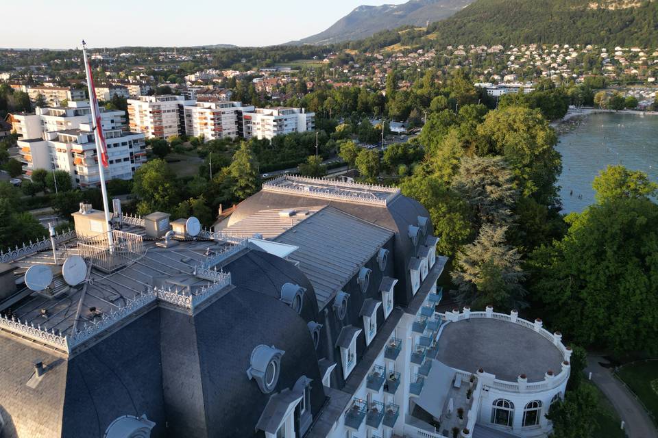 Drone Imperial Palace Annecy