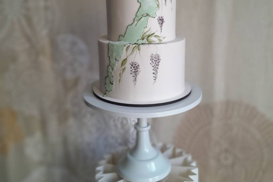 Painting cake
