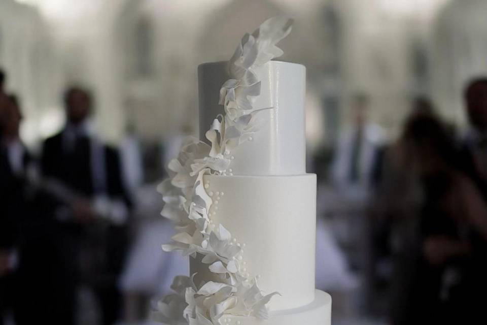 Wedding cake blanc
