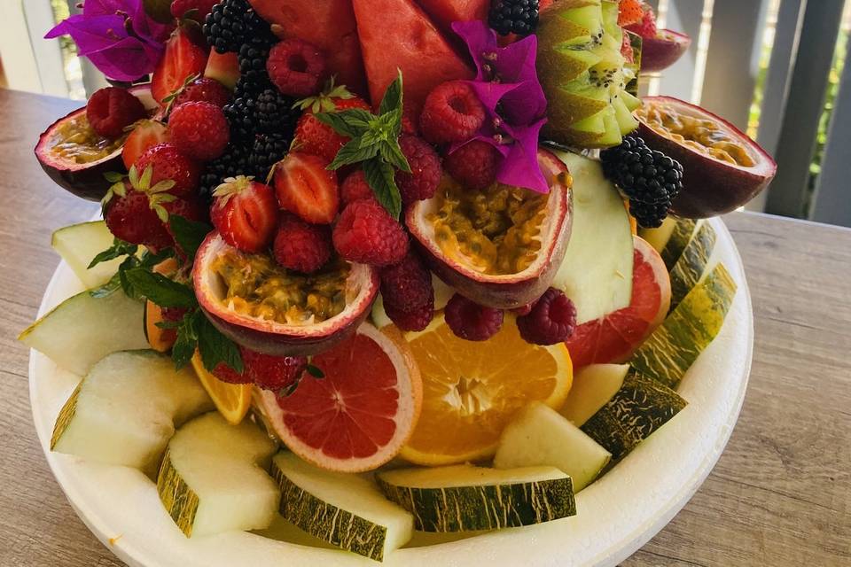 Pièce monté de fruit