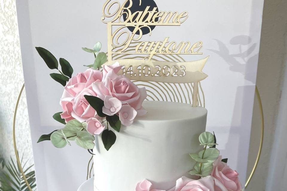 Wedding cake pâte à sucre