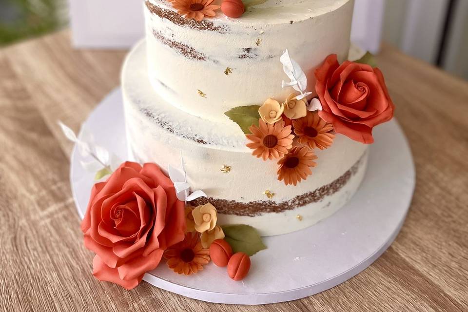 Wedding cake Automnal
