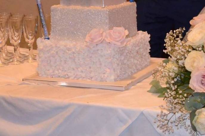 Wedding cake carré
