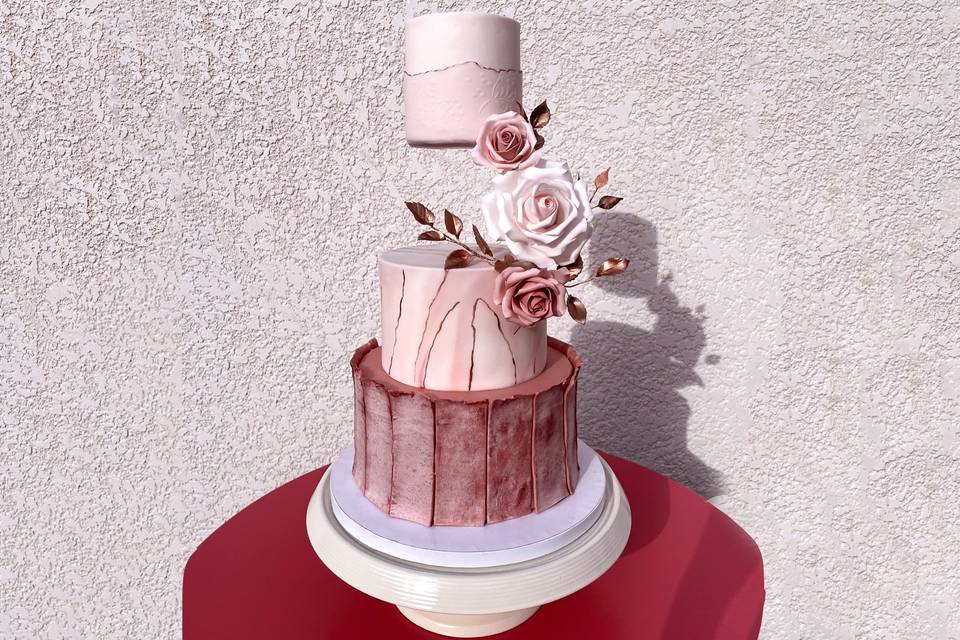 Wedding cake flottant