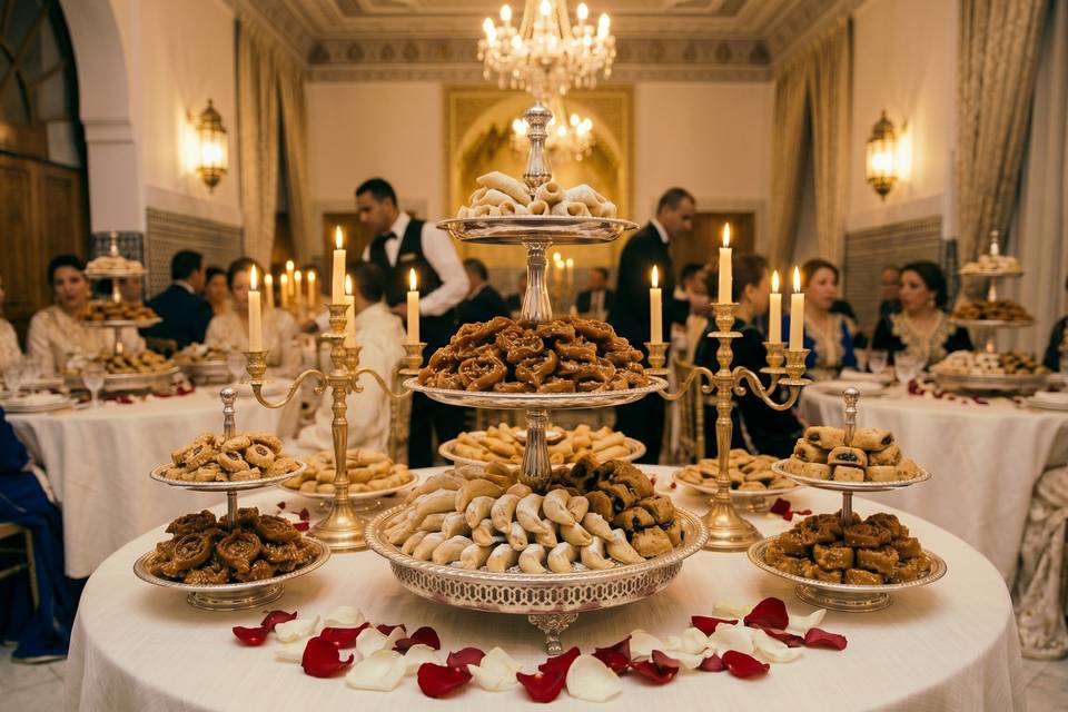 Table sucrée marocaine