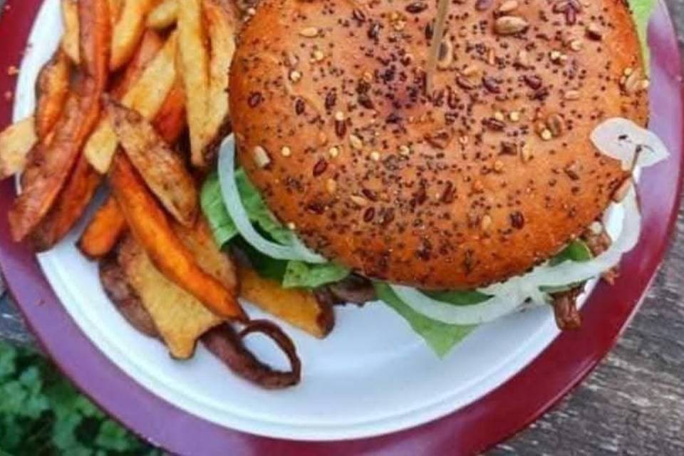 Burger frites maison