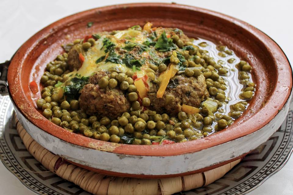 Tagine boulettes œufs