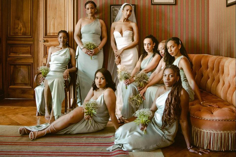 Photo demoiselles d'honneur