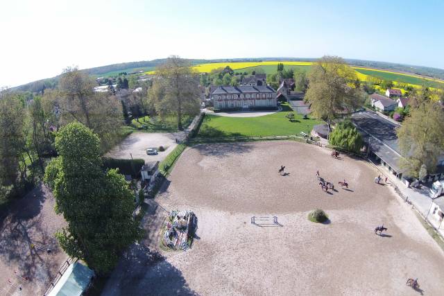 Vue aérienne du domaine