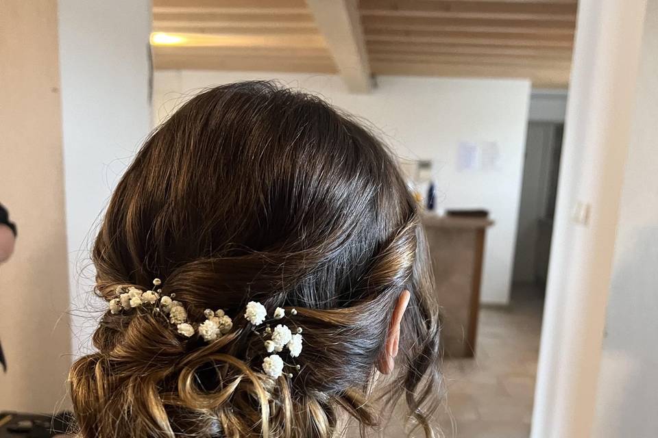 Chignon bohème