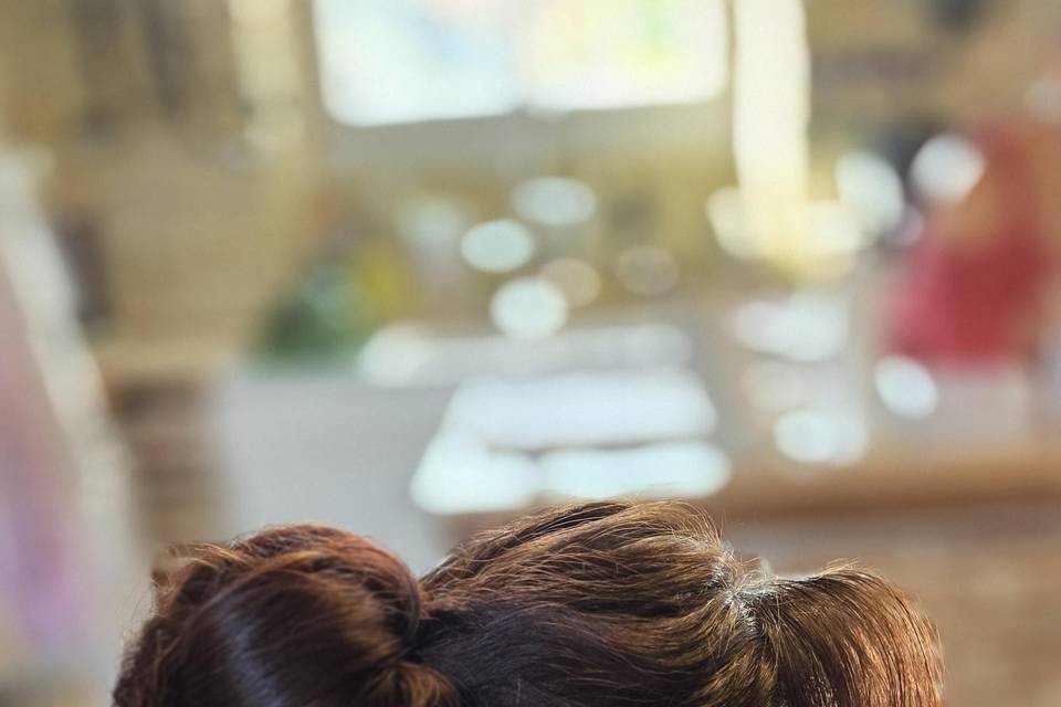 Chignon haut