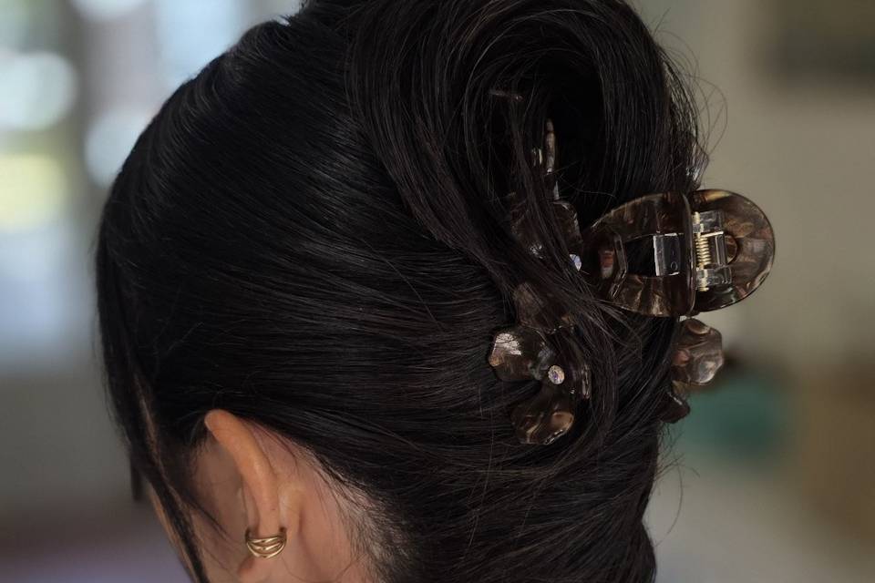 Chignon banane