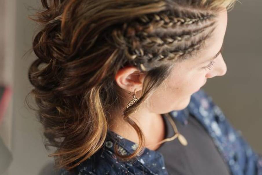 Tresses collées