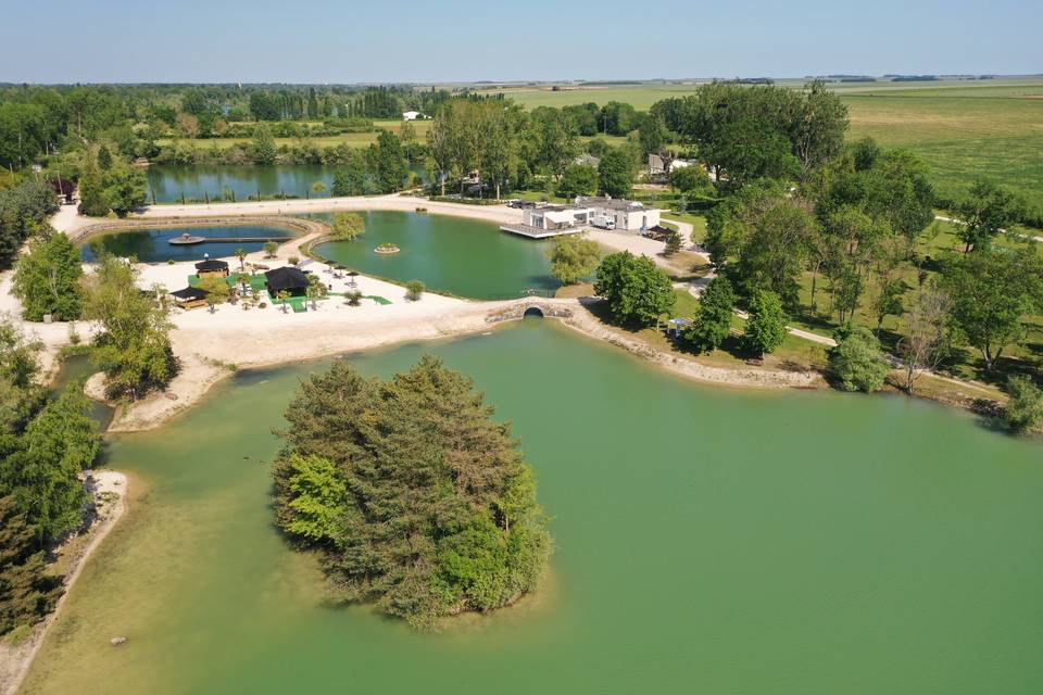 Espace Balinais vu du ciel