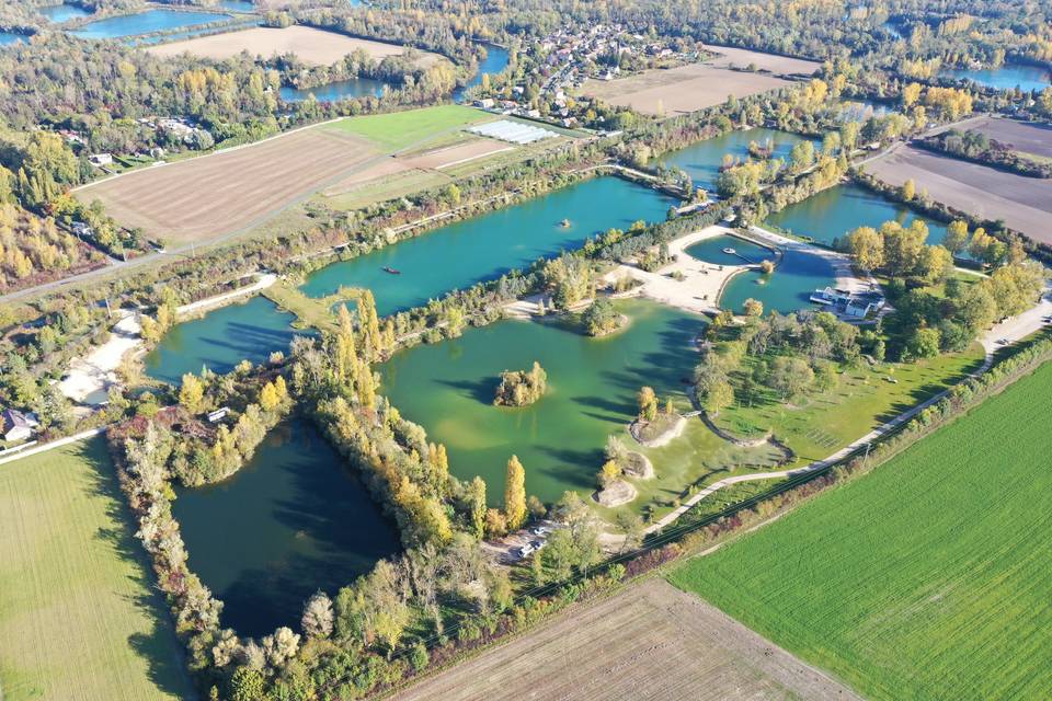 Le domaine vu du ciel