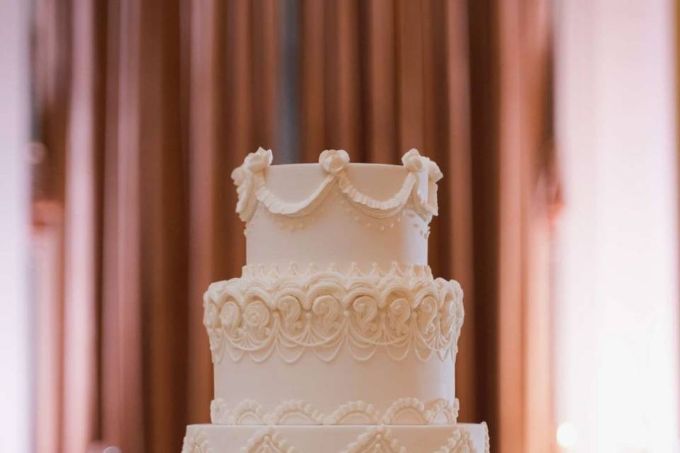 Wedding cake a l'ancienne