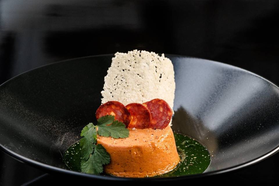 Mousse de poivron chorizo