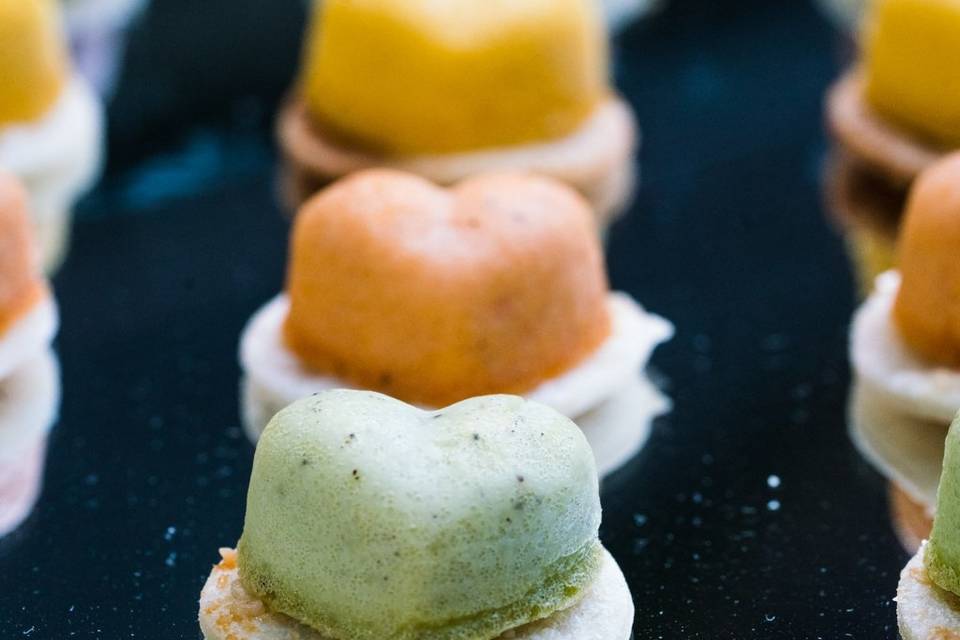 Petit four cœur salé