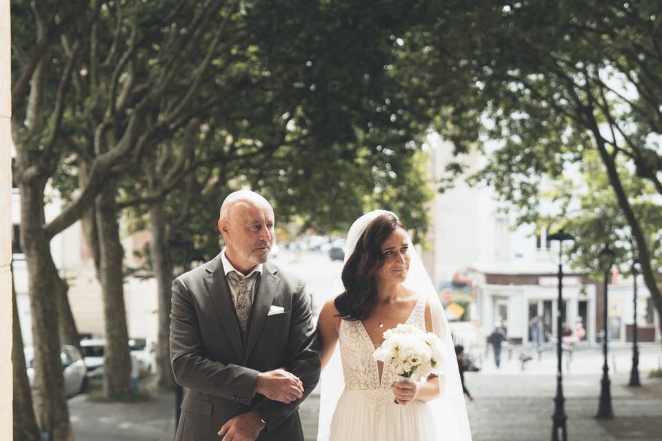 Arrivée de la mariée