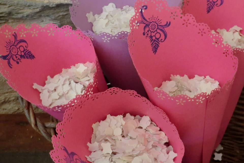 Cornets de confettis