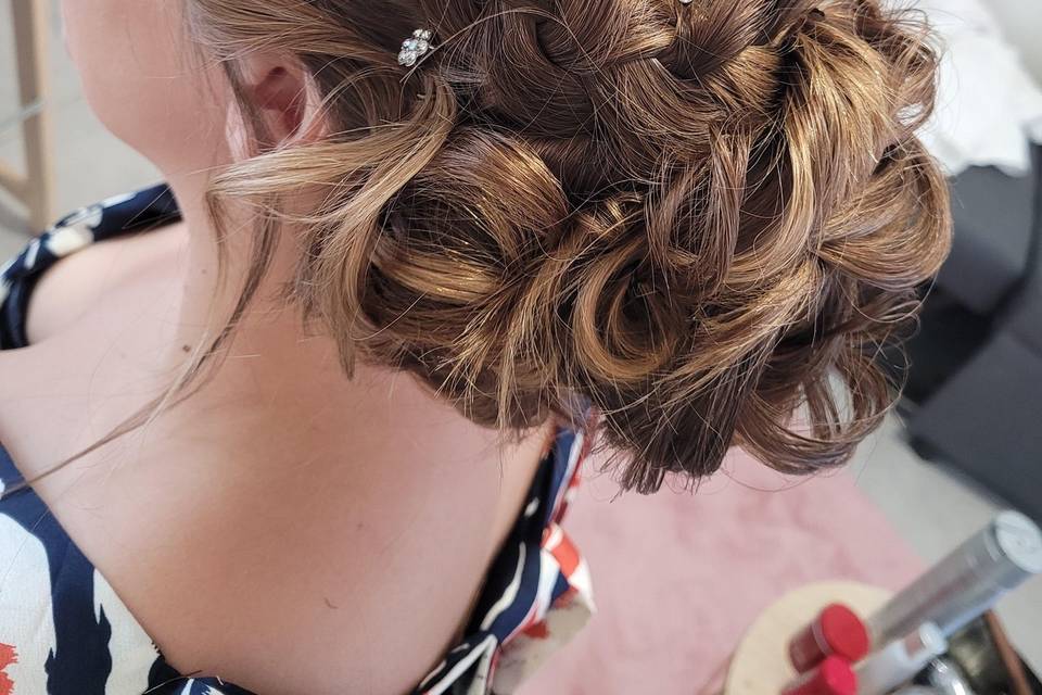 Chignon invitée