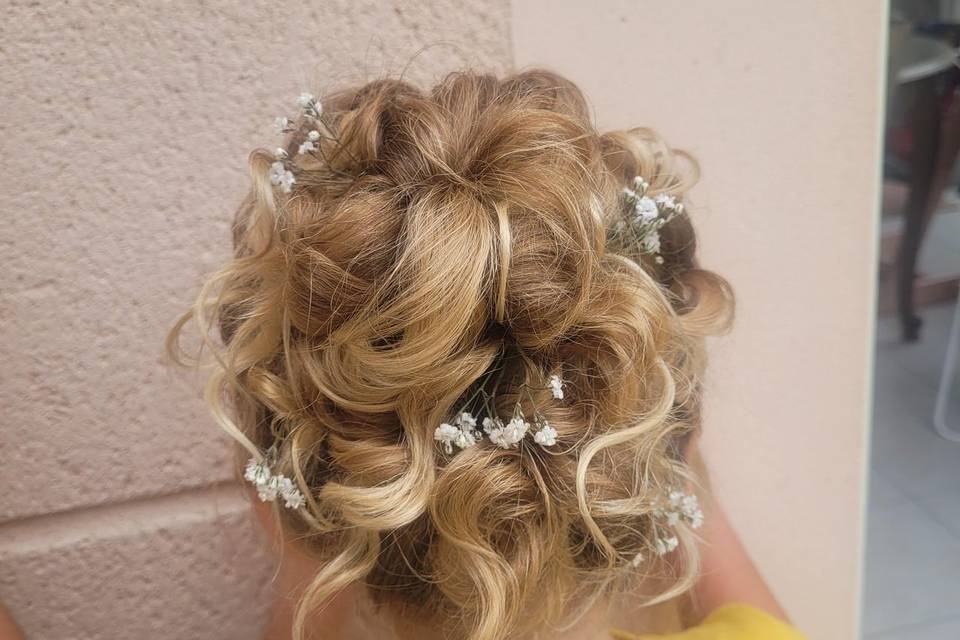 Coiffure baptême enfant