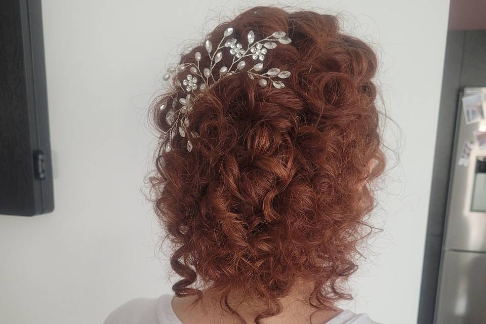 Essai coiffure mariée