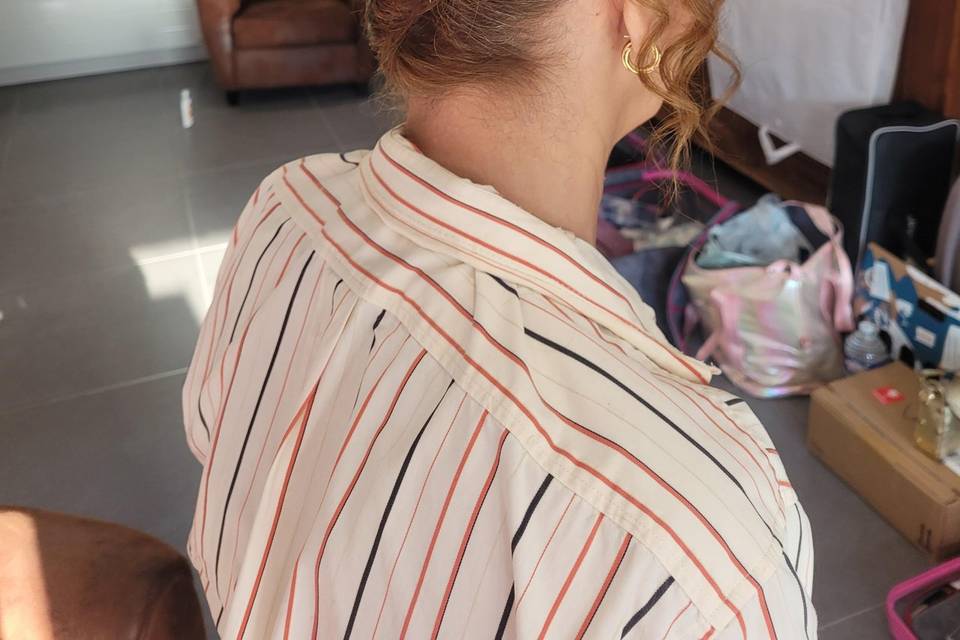 Coiffure maman de la mariée