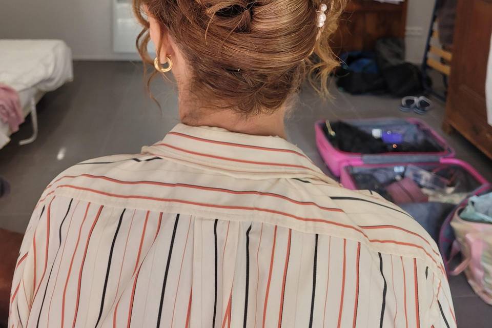 Coiffure maman de la mariée