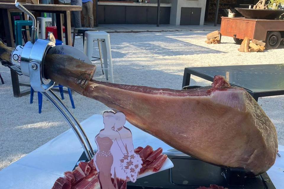 Decoupe de jambon