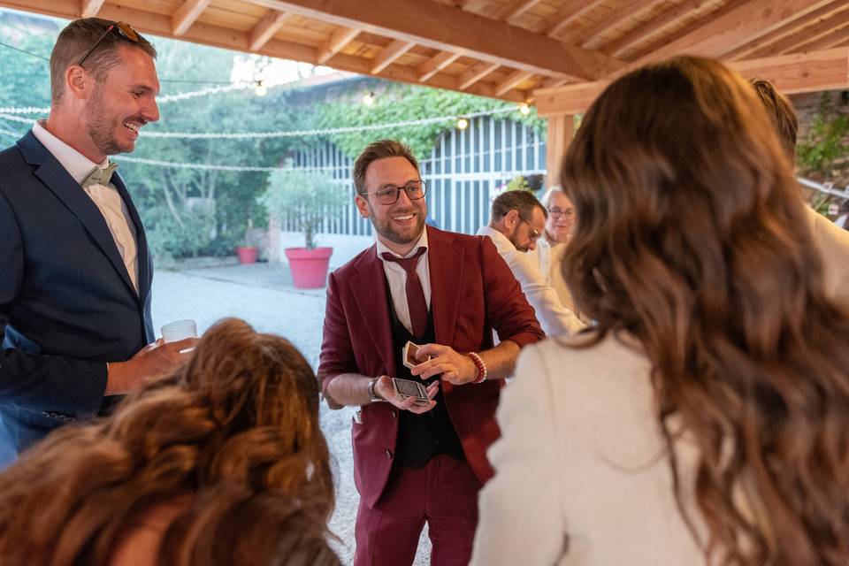Magicien Mariage Close-Up