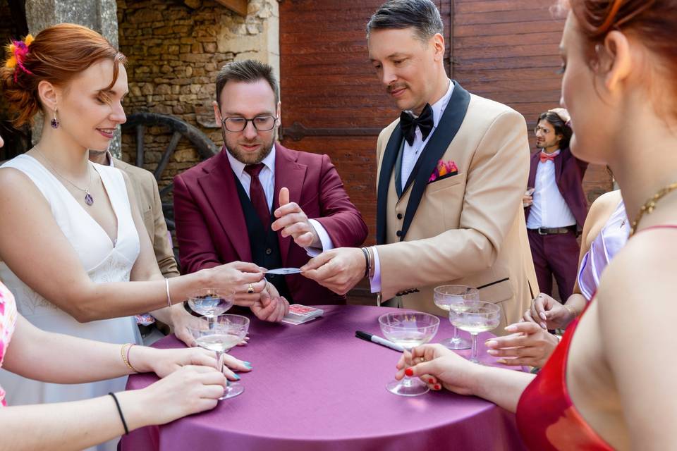 Magicien Mariage Close-Up