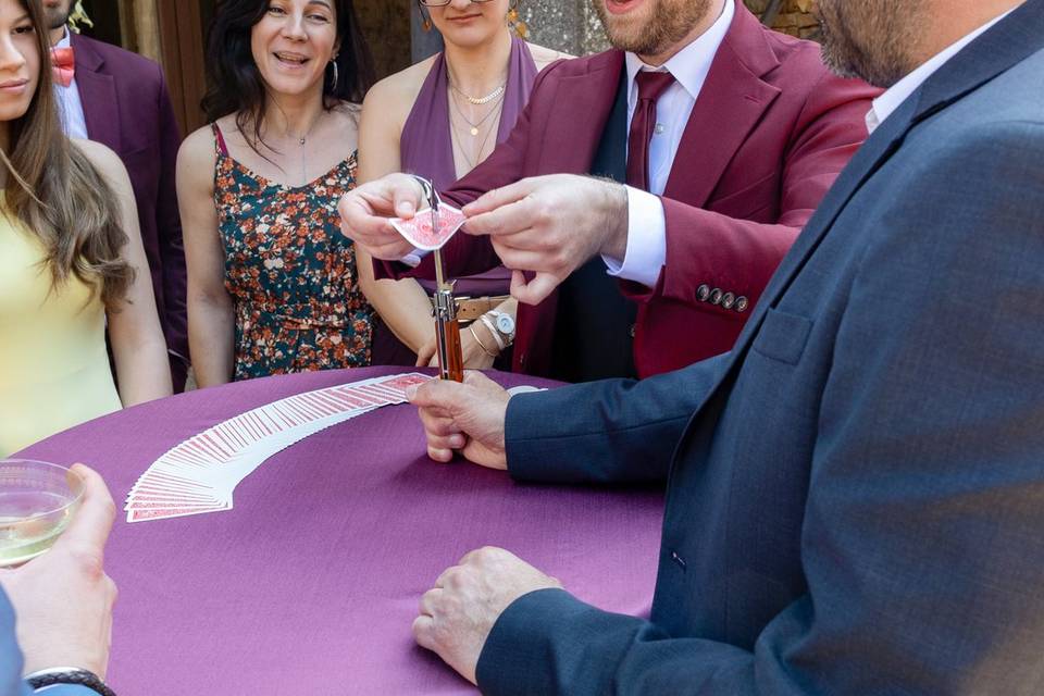 Magicien Mariage Close-Up