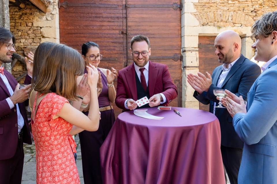 Magicien Mariage Close-Up