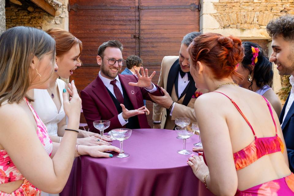 Magicien Mariage Close-Up