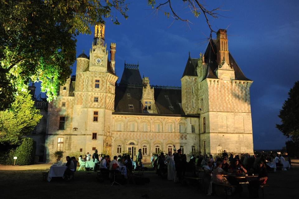 Dîner dans le parc